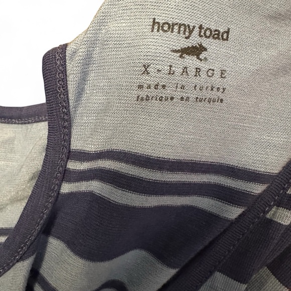 HORNY TOAD Blue Stripe Dress - Picture 4 of 7